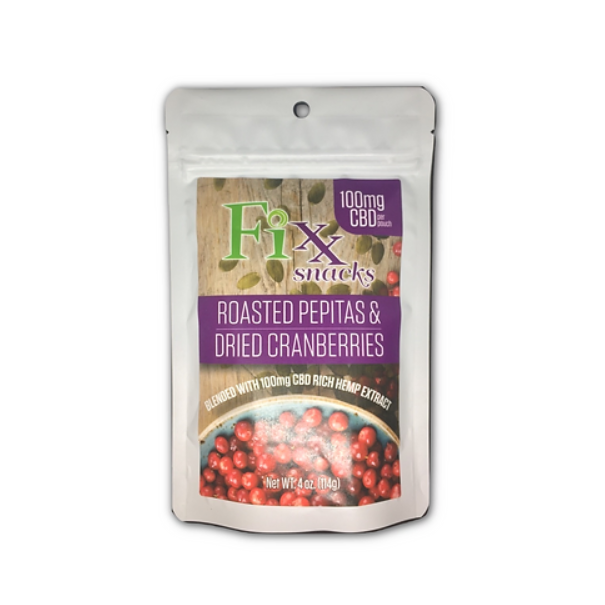 Fixx Brands dried cranberries and salted pepitas